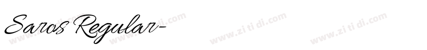 Saros Regular字体转换 Saros Regular字体转换